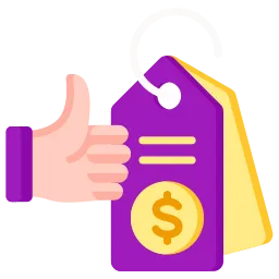 Decorative price tag illustration